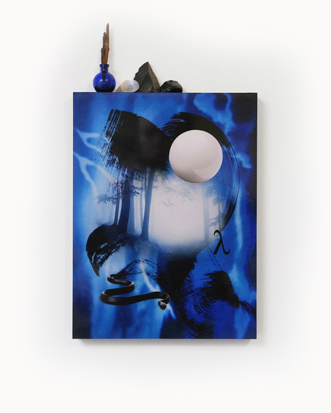 Documentation of Blue Spell, 2025. Photograph by artist.