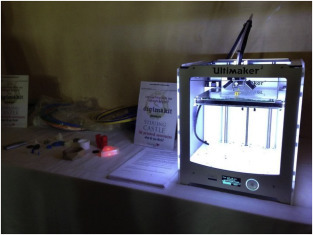 3D Printer in-situ The Great Hall Stirling Castle 2014