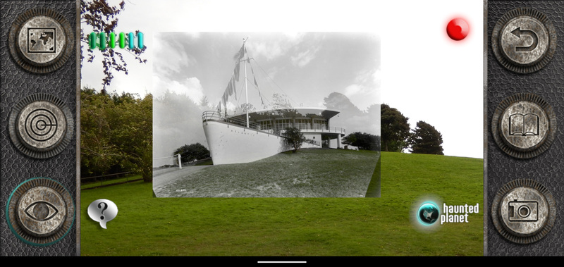 Figure 2 - screenshot showing an archival photograph overlaid onto the site where Atlantic Restaurant was located in 1938.