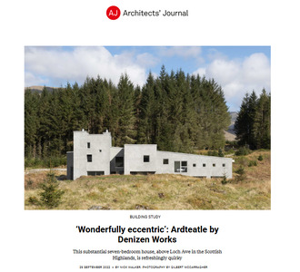 Architects Journal magazine and web Building Study