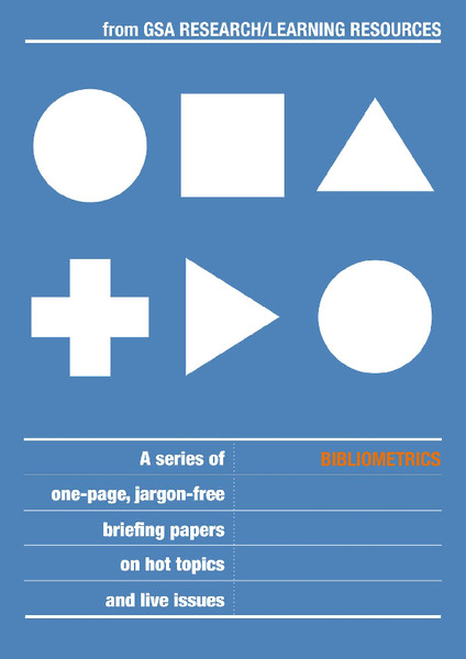 Bibliometrics briefing paper