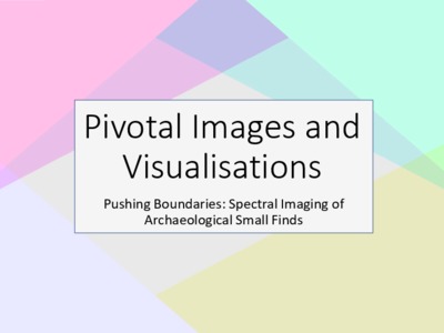 Pushing boundaries: spectral imaging of archaeological small finds