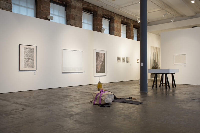 Installation shot, ‘Practicing Landscape: Land, Histories and Transformation’, (2020), The Lighthouse, Glasgow. Photo: Jack McCombe
