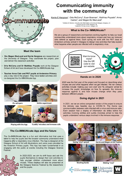 Co-IMMUNICATE: A project communicating immunity to the community