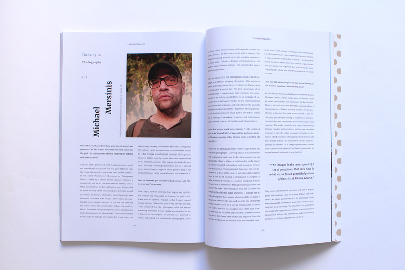Selection of work presented in Suboart Magazine
